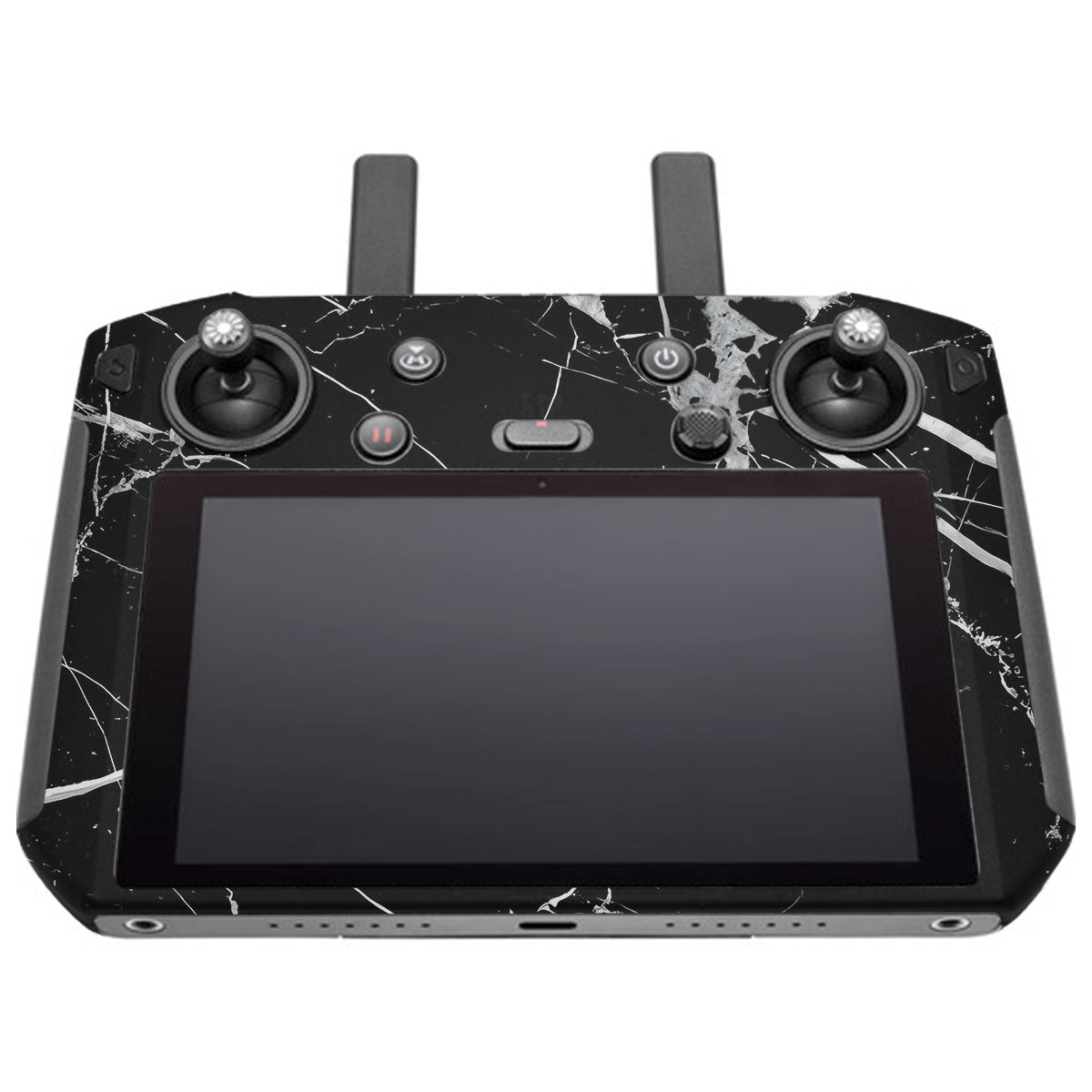 White Veins on Black DJI Smart Remote Controller Skin
