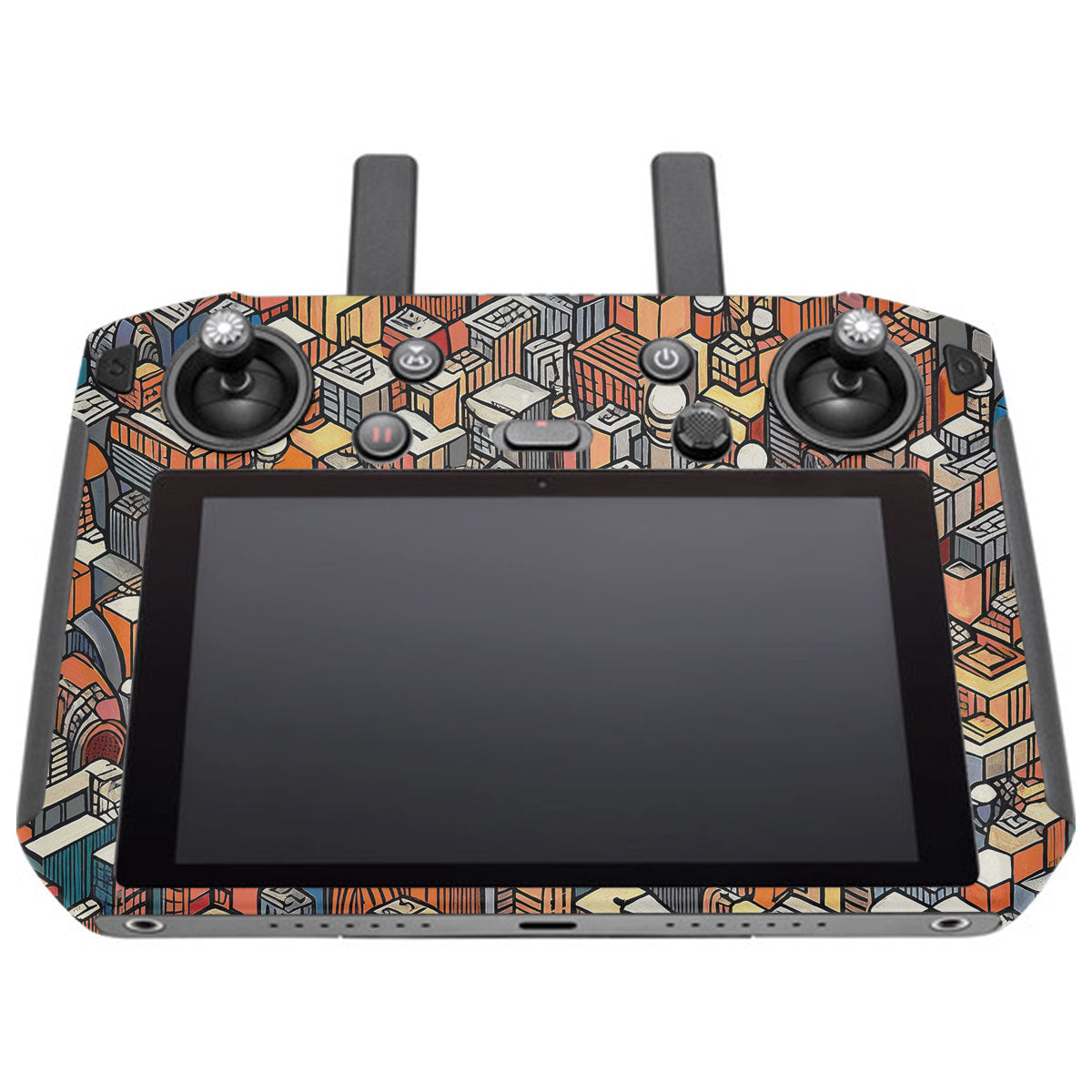 Isometric Cityscape DJI Smart Remote Controller Skin