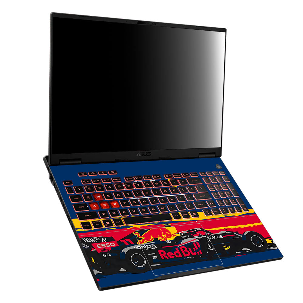 Red Bull Racing Formula One Team Asus TUF Gaming A16 2025 3D Laptop Skin