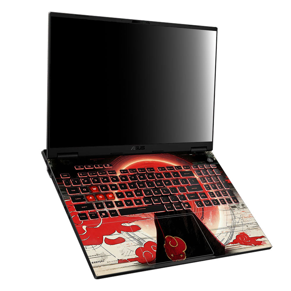 Itachi Uchiha Mark of the Akatsuki Asus TUF Gaming A16 2025 3D Laptop Skin