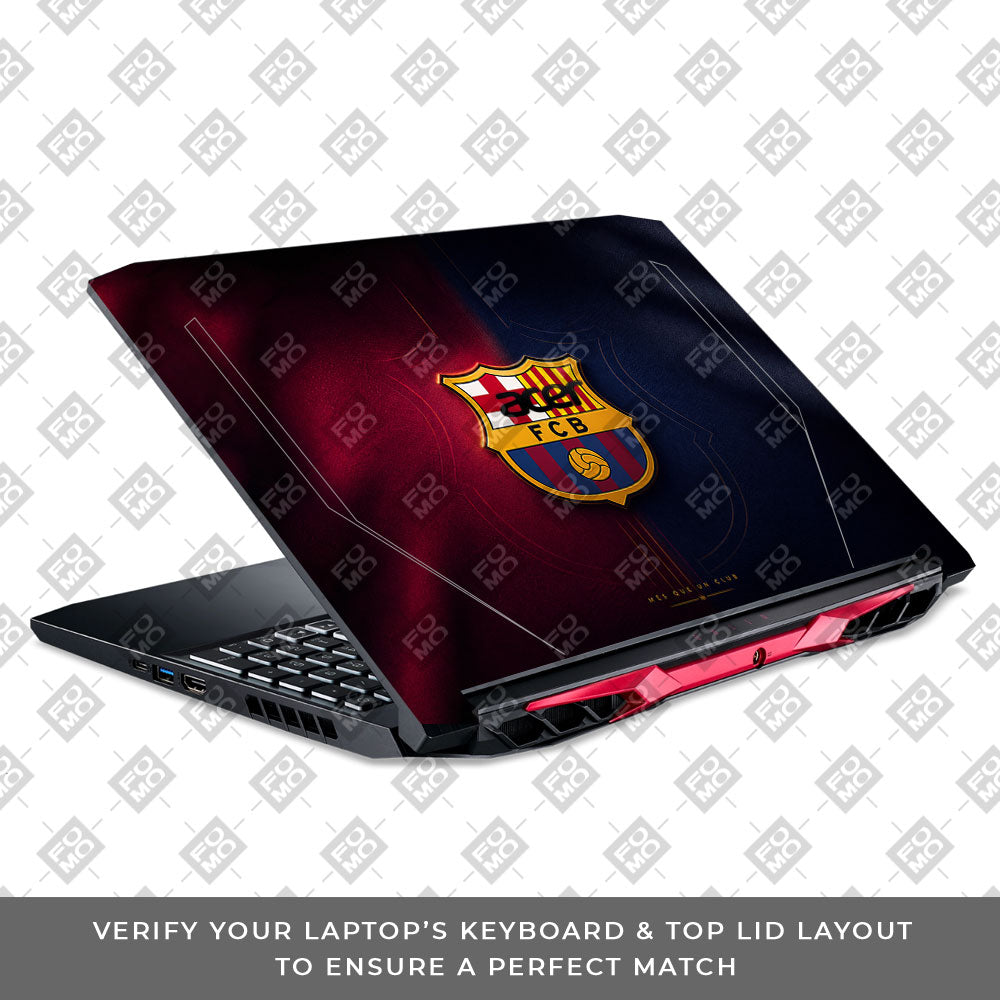 Catalan Pride Barcelona Legacy Acer Nitro 5 AN515 44, 56 3D Laptop Skin