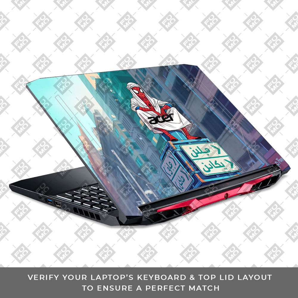 Arabian Spider Man Acer Nitro 5 AN515 44, 56 3D Laptop Skin