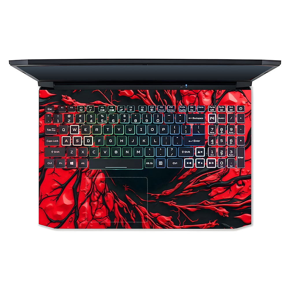 Spiderman Web Red Acer Nitro 5 AN515 44, 56 3D Laptop Skin