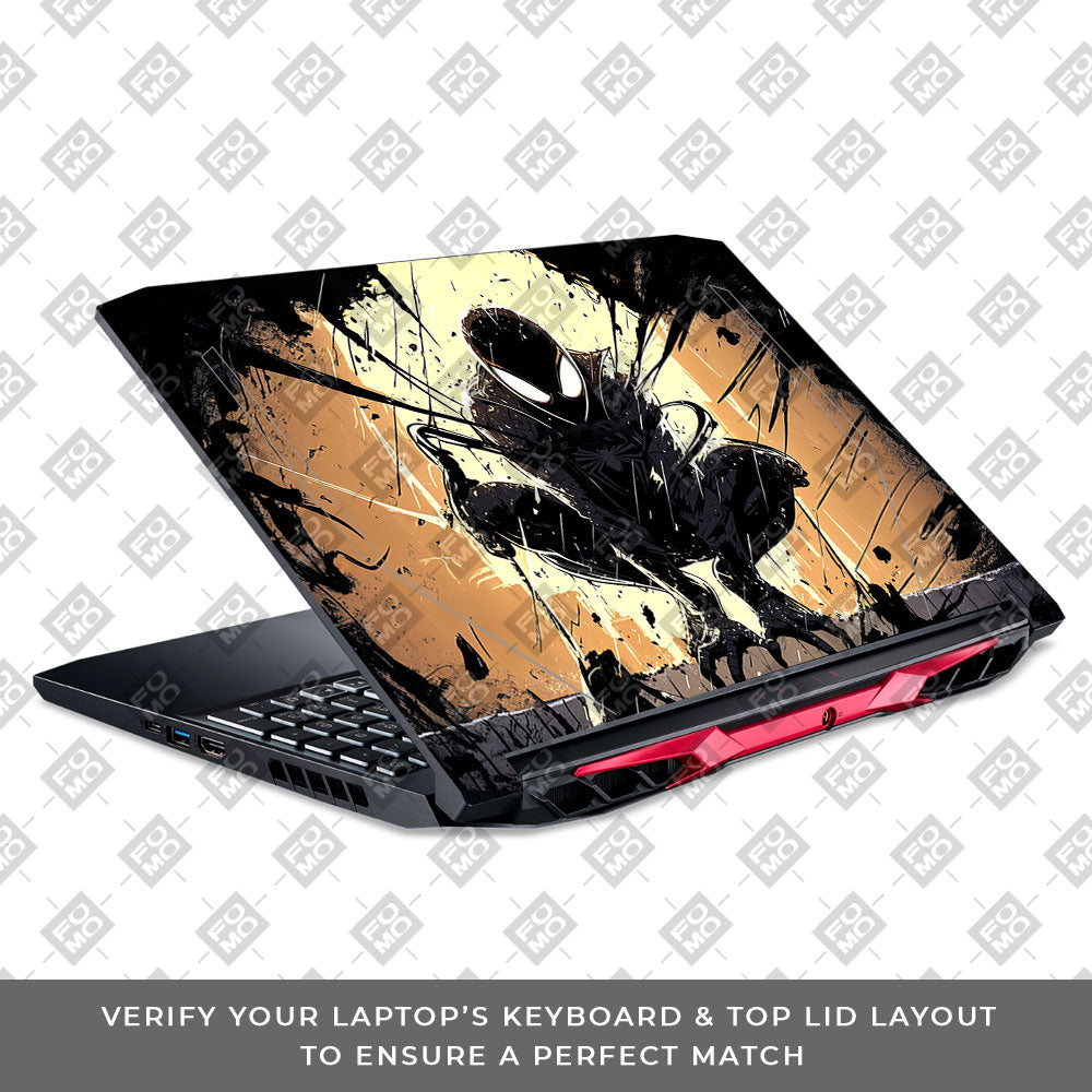 Shadow Spiderman Acer Nitro 5 AN515 44, 56 3D Laptop Skin