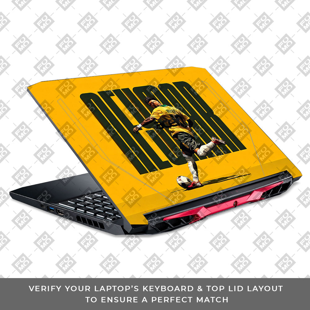 Neymar Brazil Drip Acer Nitro 5 AN515 44, 56 3D Laptop Skin
