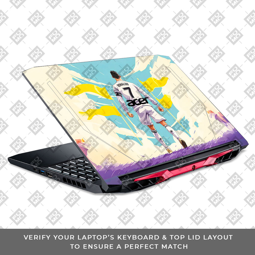 Ronaldo Final Boss Acer Nitro 5 AN515 44, 56 3D Laptop Skin