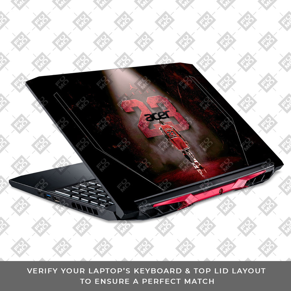 Jordan 23 Acer Nitro 5 AN515 44, 56 3D Laptop Skin