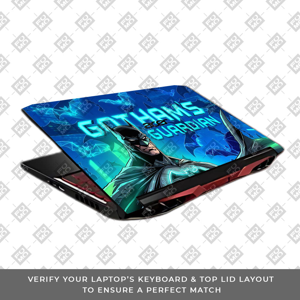 Gotham's Guardian Batman Acer Nitro 5 AN515 45, 55, 57 3D Laptop Skin