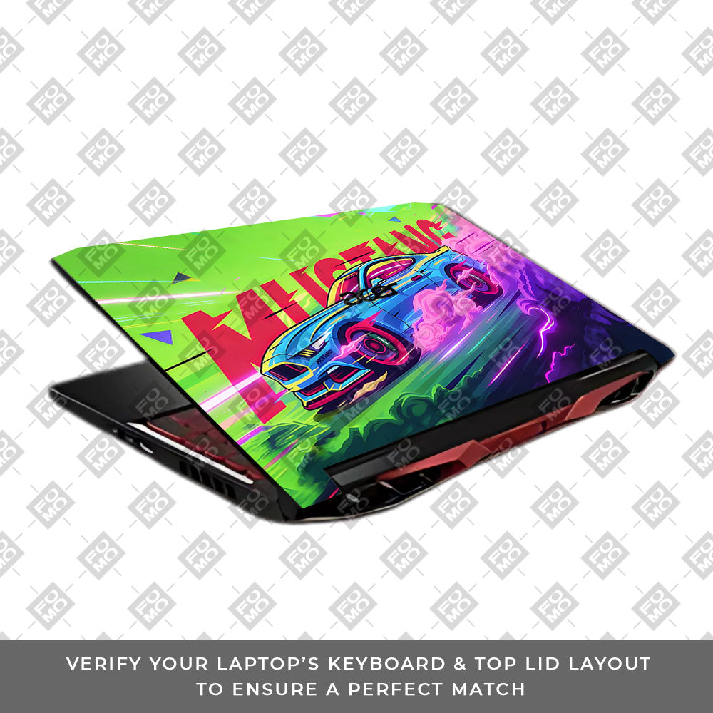 Ford Mustang Legacy Acer Nitro 5 AN515 45, 55, 57 3D Laptop Skin