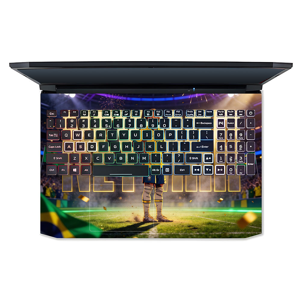 Neymar Golden Aura Acer Nitro 5 AN515 45, 55, 57 3D Laptop Skin