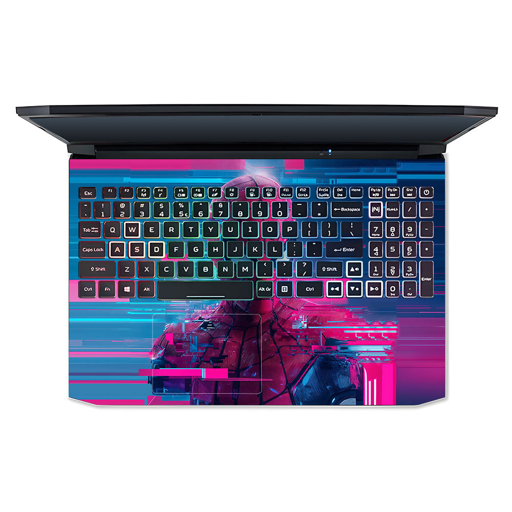 Glitch Spider Acer Nitro 5 AN515 45, 55, 57 3D Laptop Skin