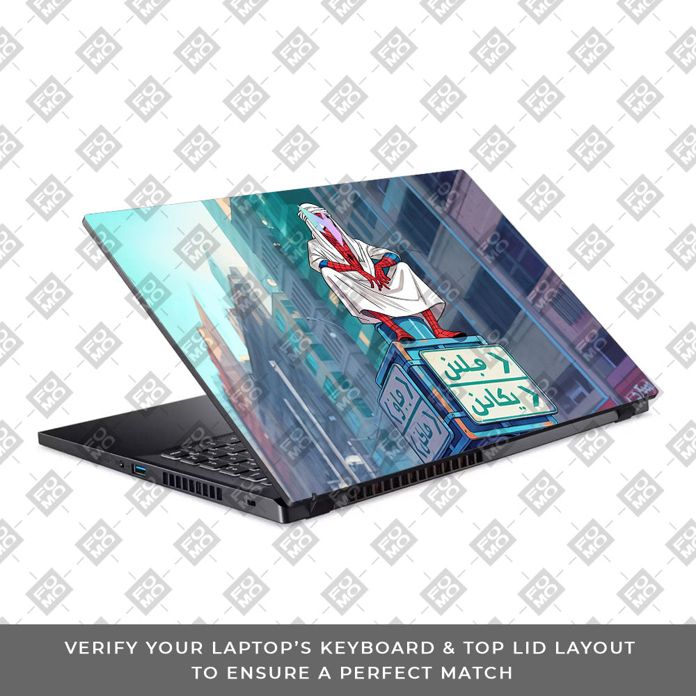 Arabian Spider Man Acer Nitro V ANV15 51 55CA 3D Laptop Skin