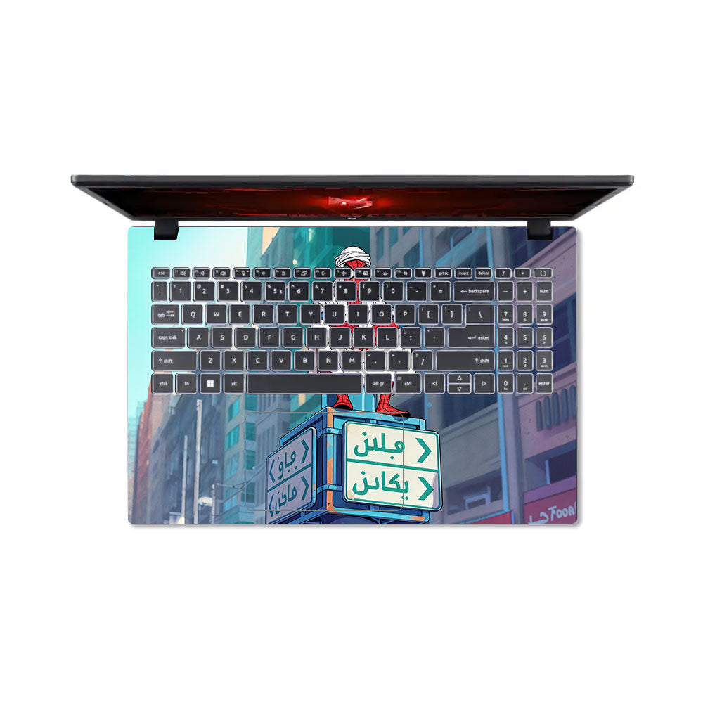 Arabian Spider Man Acer Nitro V ANV15 51 55CA 3D Laptop Skin