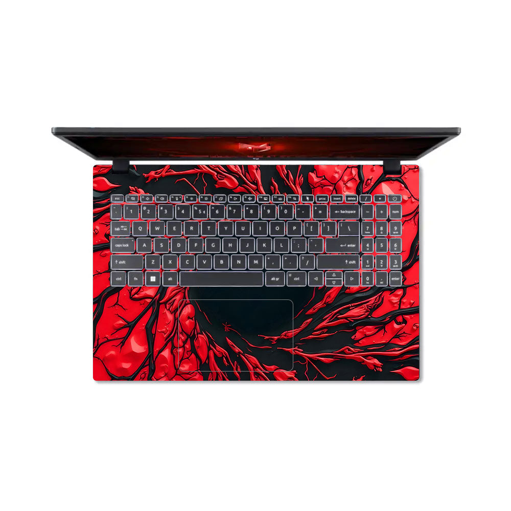 Spiderman Web Red Acer Nitro V ANV15 51 55CA 3D Laptop Skin