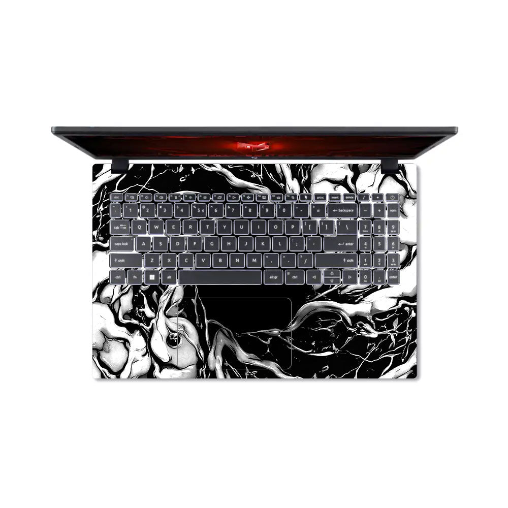 Spiderman Web Black Acer Nitro V ANV15 51 55CA 3D Laptop Skin