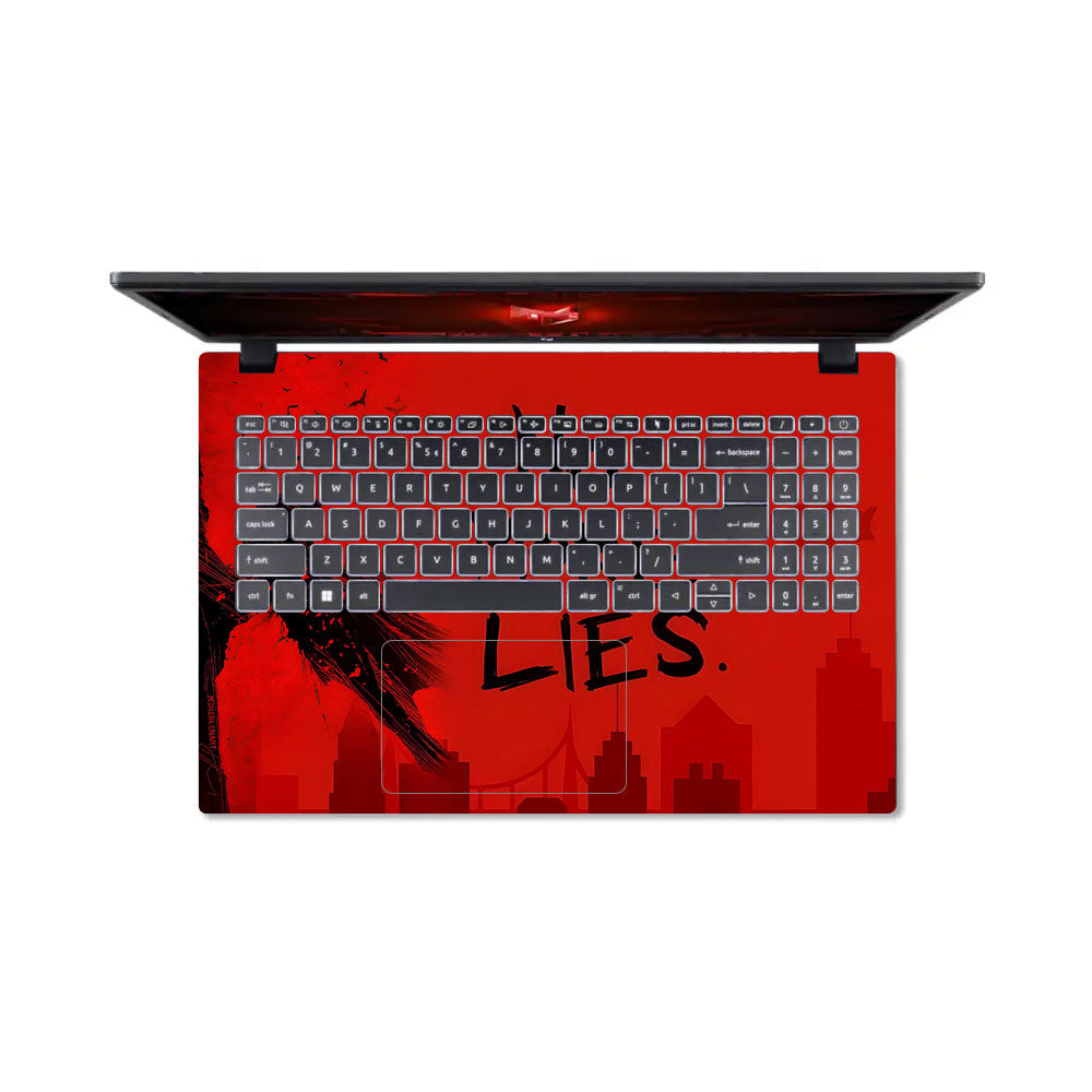Batman No More Lies Acer Nitro V ANV15 51 55CA 3D Laptop Skin