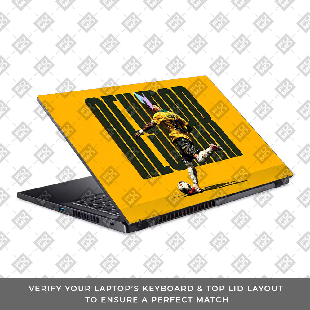 Neymar Brazil Drip Acer Nitro V ANV15 51 55CA 3D Laptop Skin