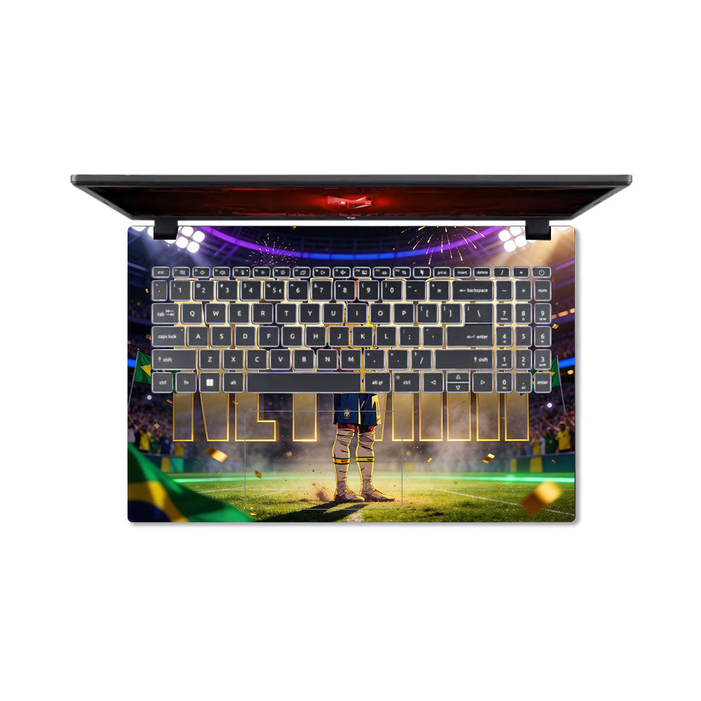Neymar Golden Aura Acer Nitro V ANV15 51 55CA 3D Laptop Skin