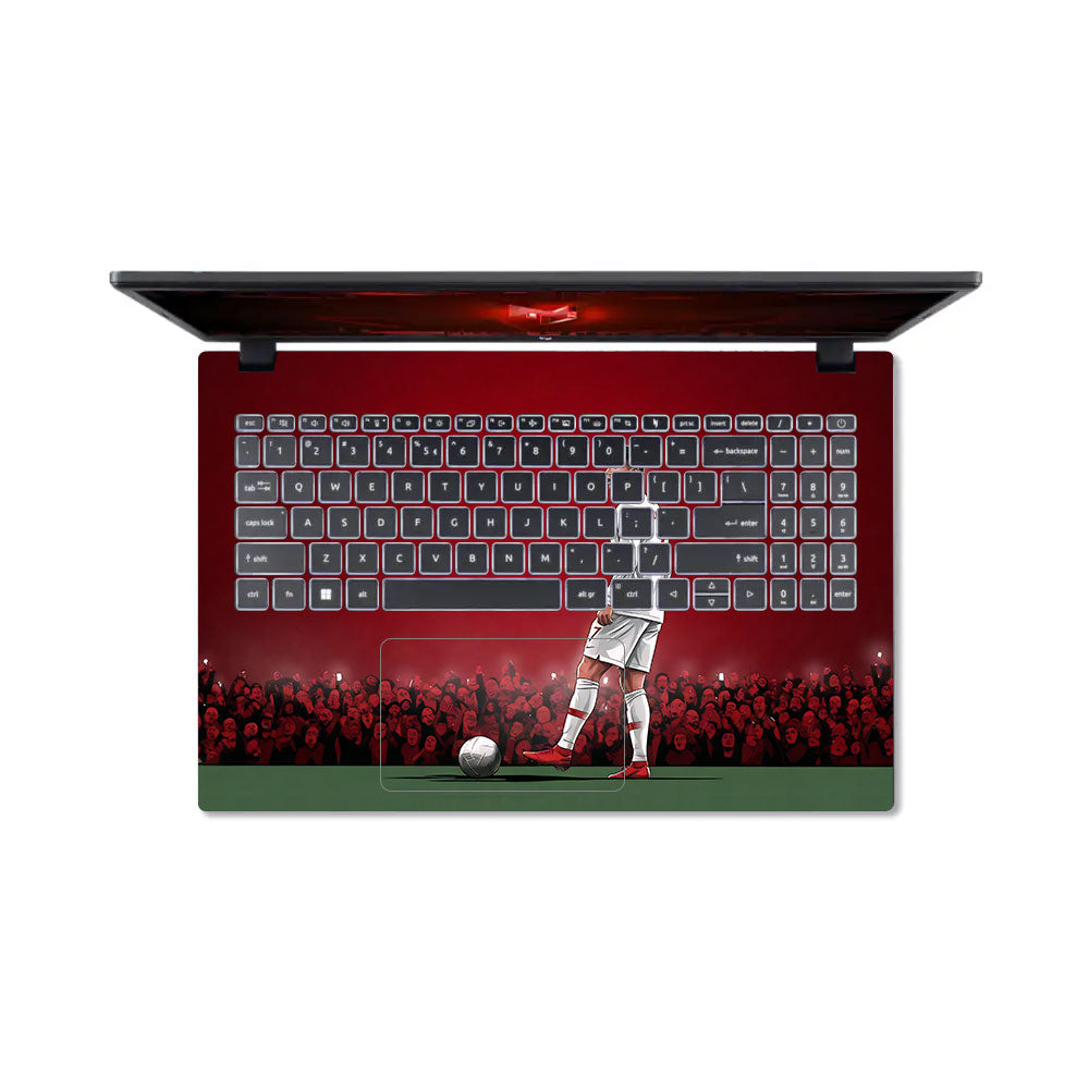 Ronaldo Cold Mode Acer Nitro V ANV15 51 55CA 3D Laptop Skin
