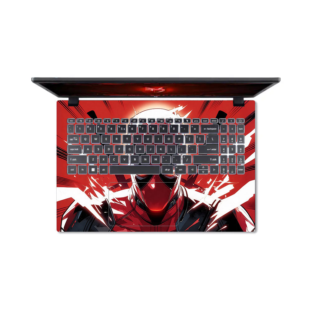 Deadpool Red Fury Acer Nitro V ANV15 51 55CA 3D Laptop Skin