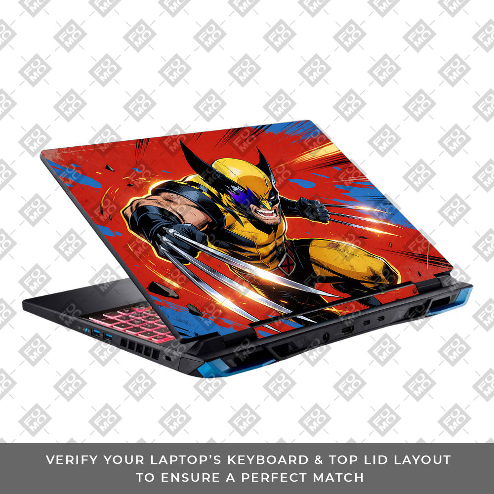 Adamantium Rage Acer Predator Helios Neo 16 N22Q22B 3D Laptop Skin