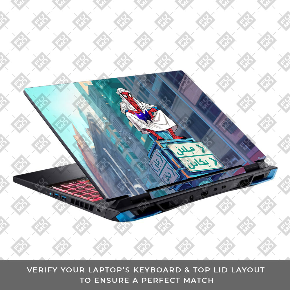 Arabian Spider Man Acer Predator Helios Neo 16 N22Q22B 3D Laptop Skin