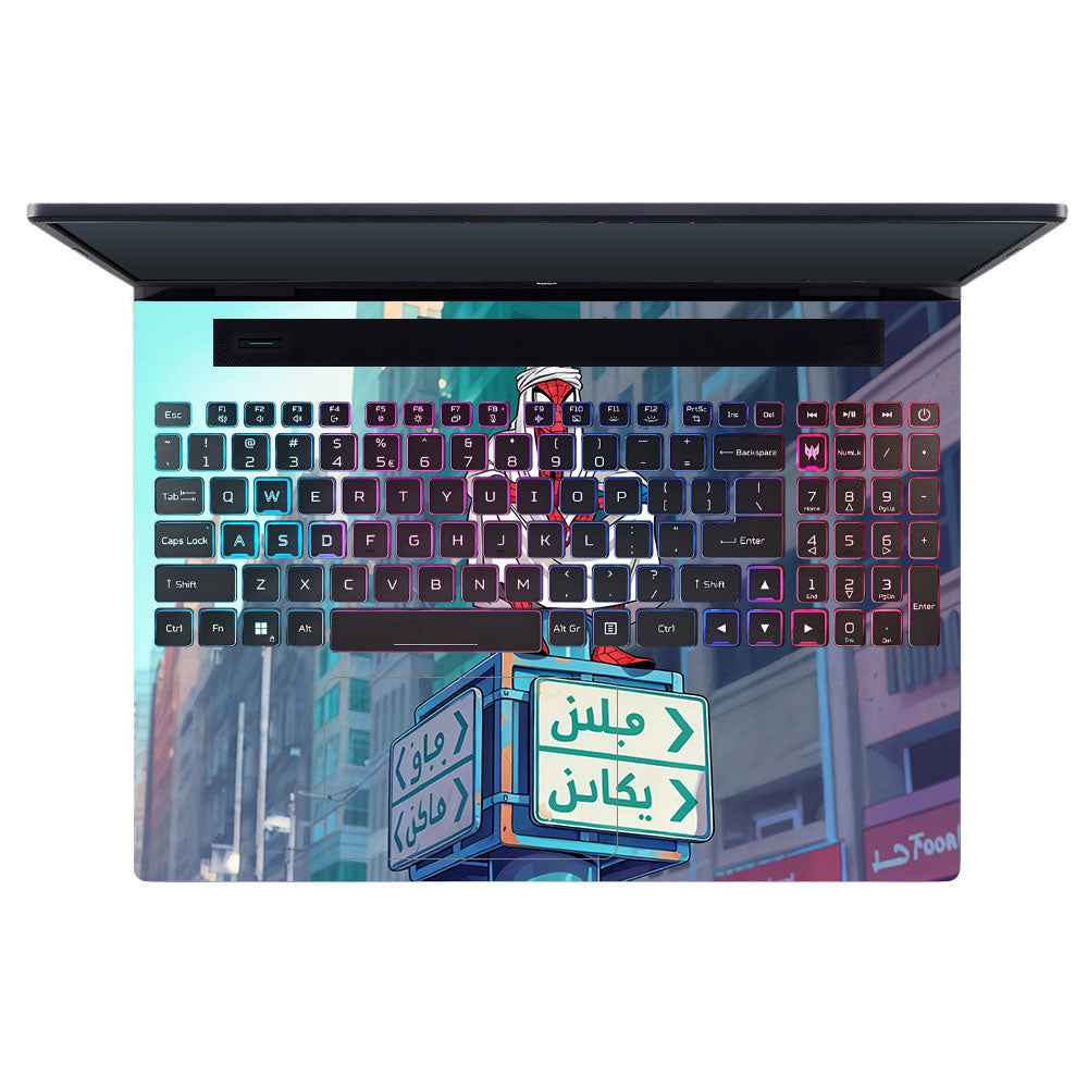 Arabian Spider Man Acer Predator Helios Neo 16 N22Q22B 3D Laptop Skin