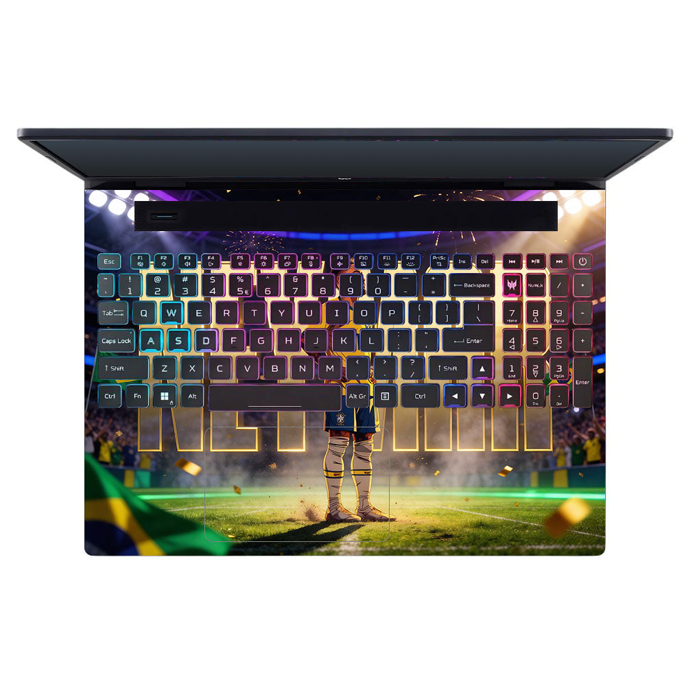 Neymar Golden Aura Acer Predator Helios Neo 16 N22Q22B 3D Laptop Skin