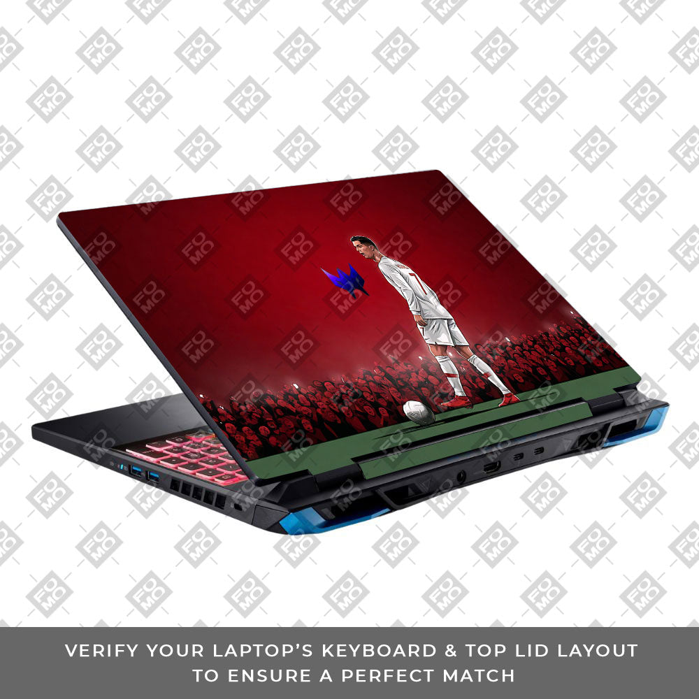 Ronaldo Cold Mode Acer Predator Helios Neo 16 N22Q22B 3D Laptop Skin