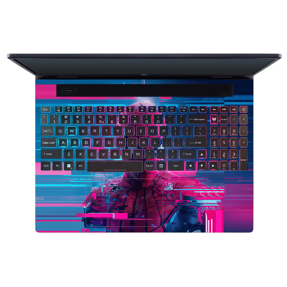 Glitch Spider Acer Predator Helios Neo 16 N22Q22B 3D Laptop Skin