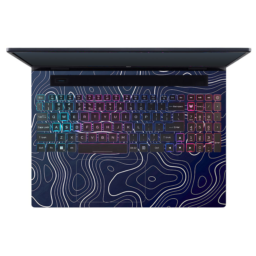 Fluid Lines Design Acer Predator Helios Neo 16 N22Q22B 3D Laptop Skin