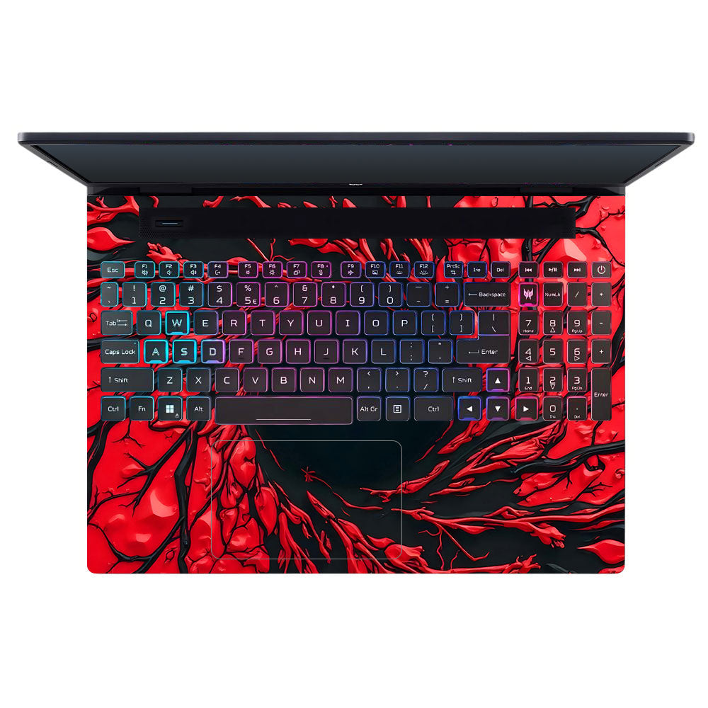 Spiderman Web Red Acer Predator Helios Neo 16 N22Q22B 3D Laptop Skin
