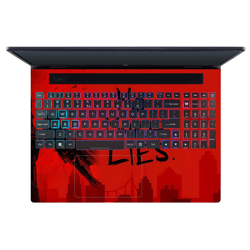 Batman No More Lies Acer Predator Helios Neo 16 N22Q22B 3D Laptop Skin