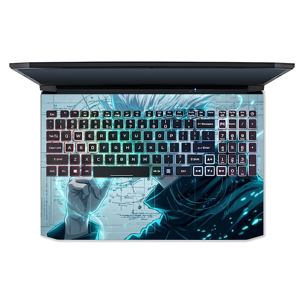Gojo Satoru Power Acer Nitro 5 AN515 44, 56 Laptop Skin