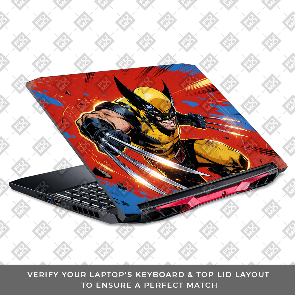 Adamantium Rage Acer Nitro 5 AN515 44, 56 Laptop Skin
