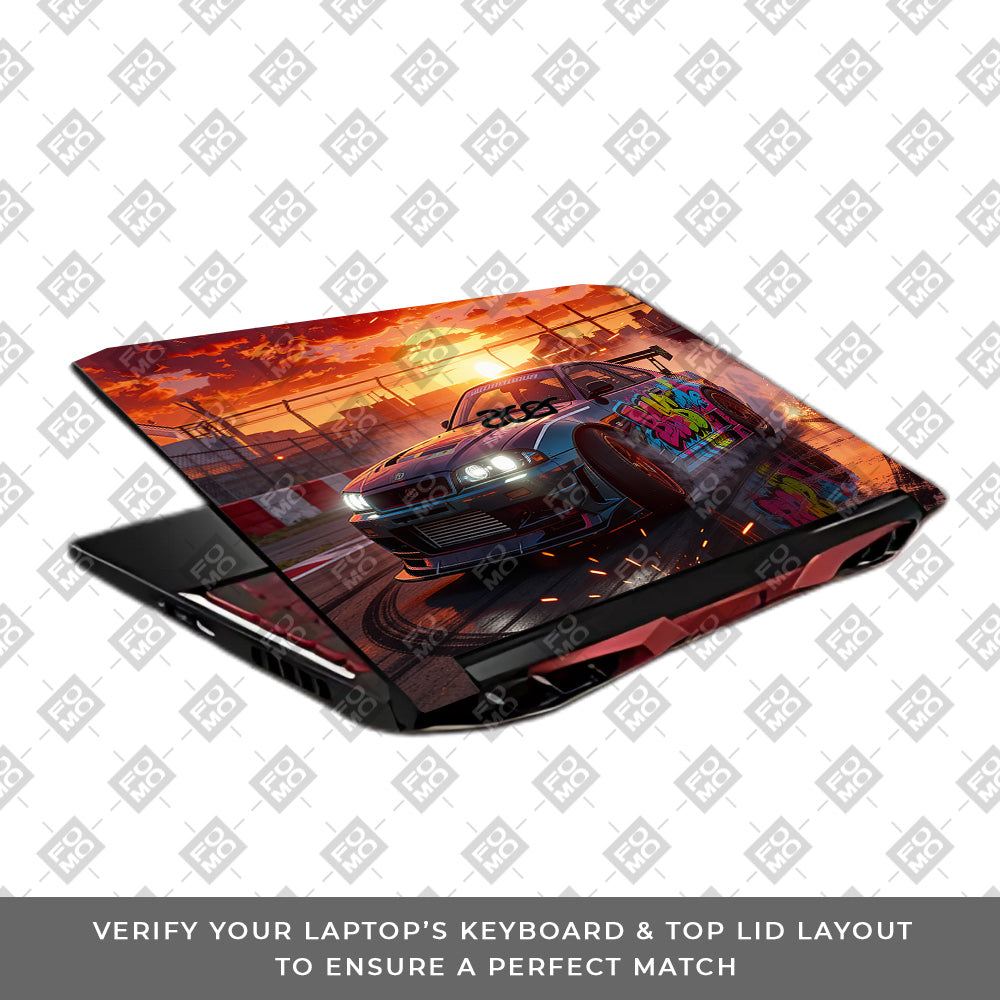 Tokyo Drift Vibes Acer Nitro 5 AN515 45, 55, 57 Laptop Skin