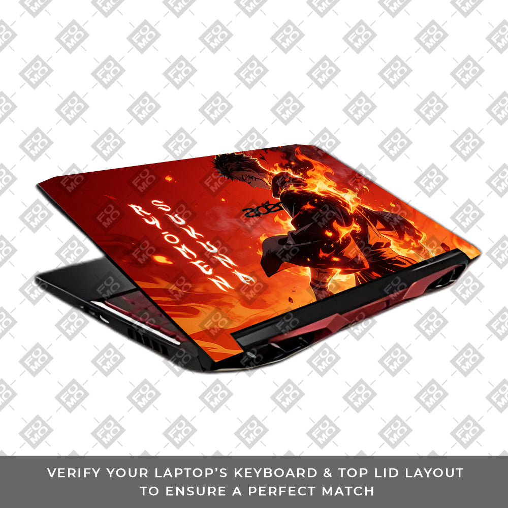 Ryomen Sukuna Lord of Curses Acer Nitro 5 AN515 45, 55, 57 Laptop Skin