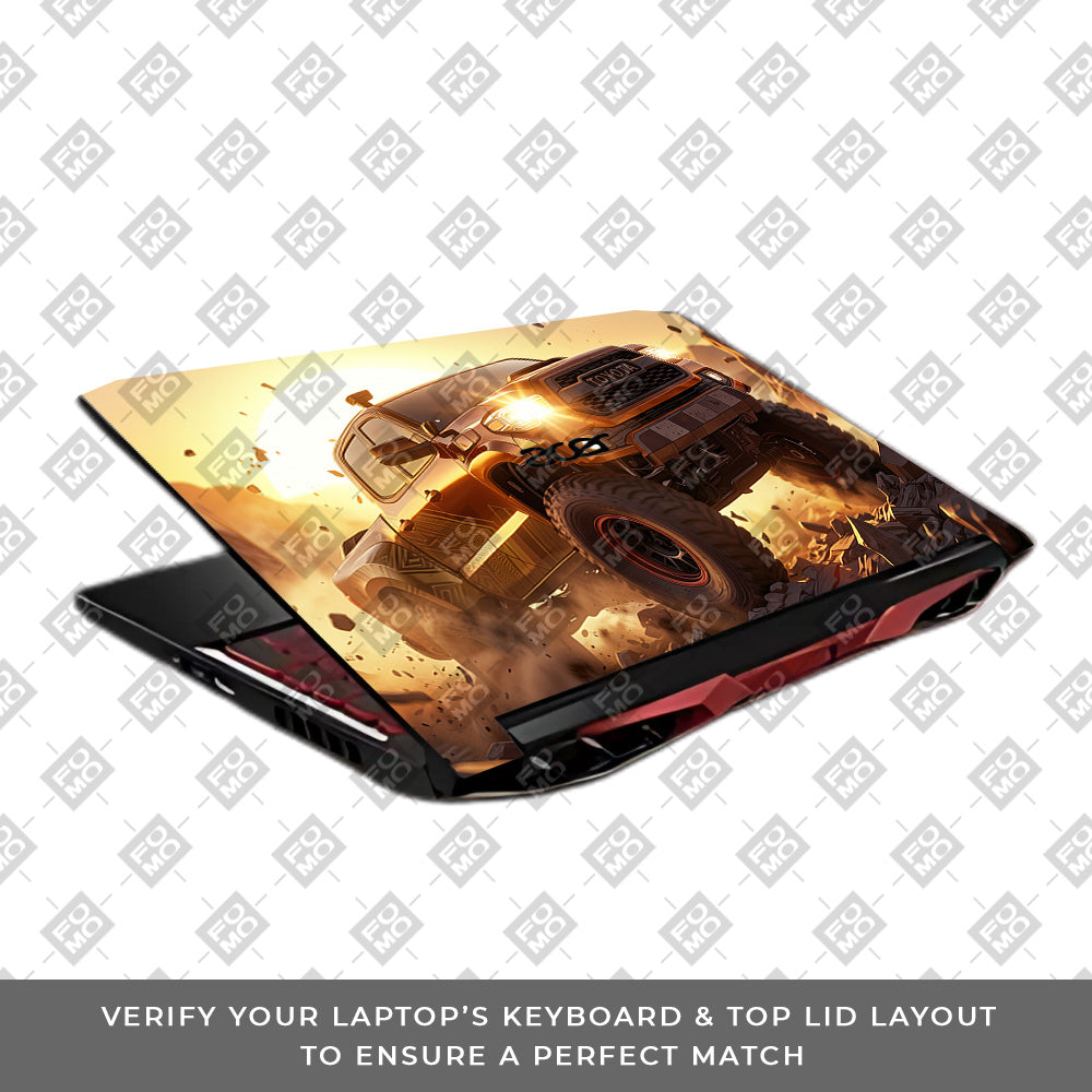 Toyota Off Road Beast Acer Nitro 5 AN515 45, 55, 57 Laptop Skin