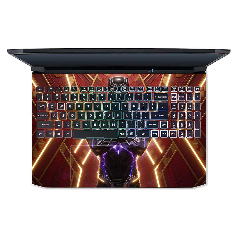 Black Panther Wakanda's King Acer Nitro 5 AN515 45, 55, 57 3D Laptop Skin
