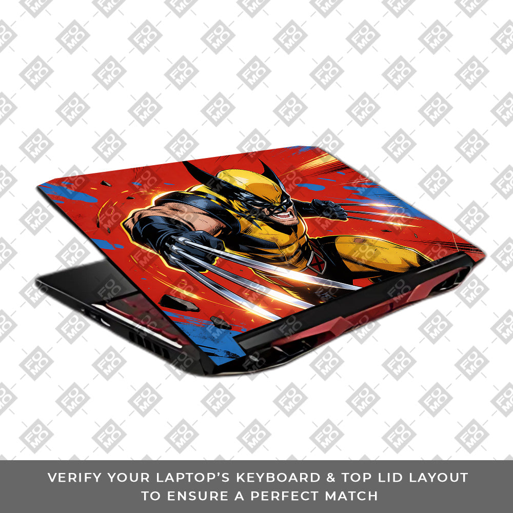 Adamantium Rage Acer Nitro 5 AN515 45, 55, 57 Laptop Skin