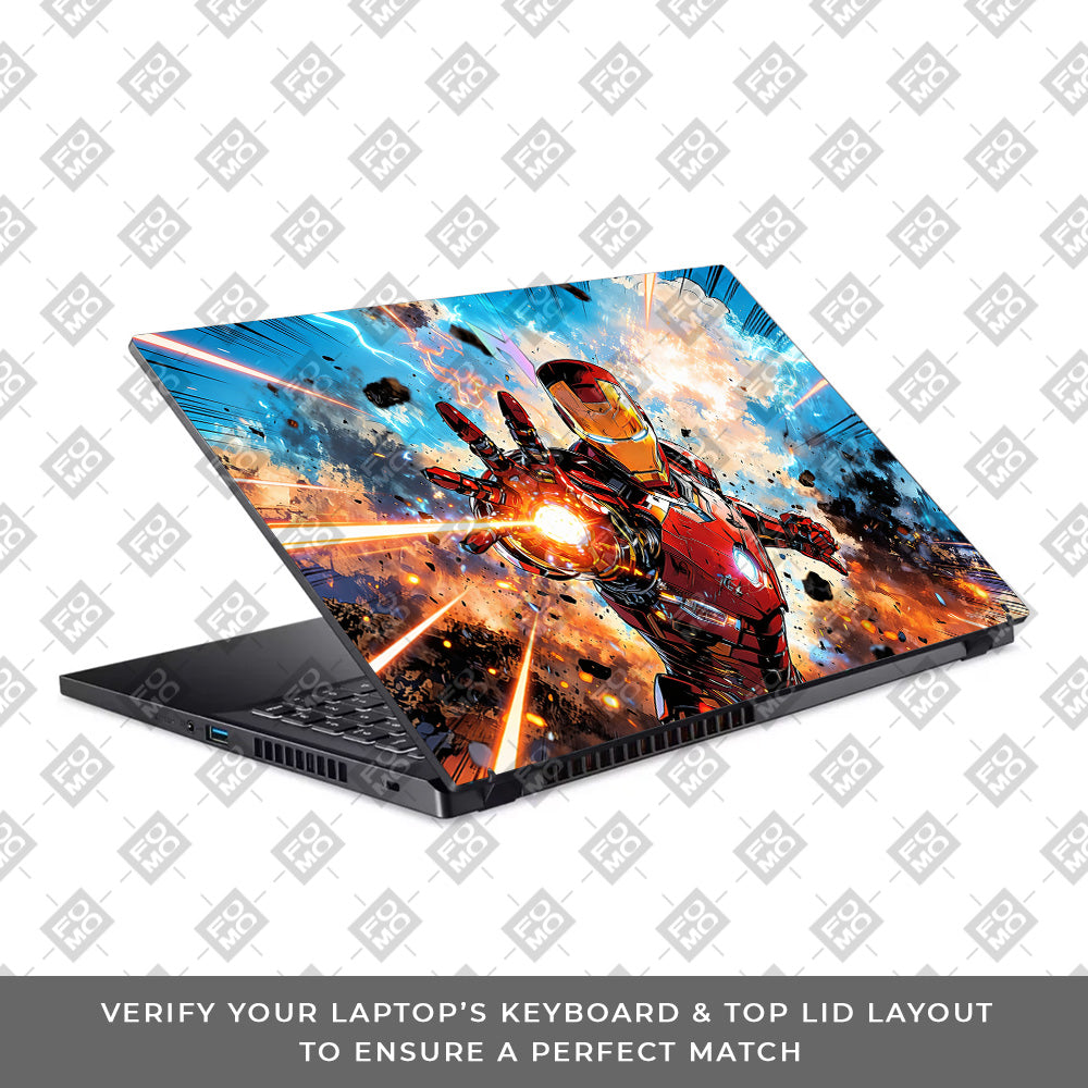 Iron Impact The Arc Reactor Acer Nitro V ANV15 51 55CA Laptop Skin