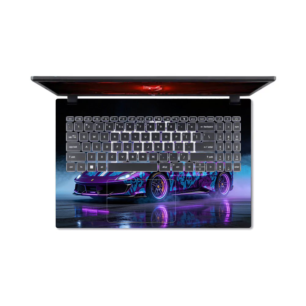 Psycho Drive Ferrari 488 Acer Nitro V ANV15 51 55CA Laptop Skin