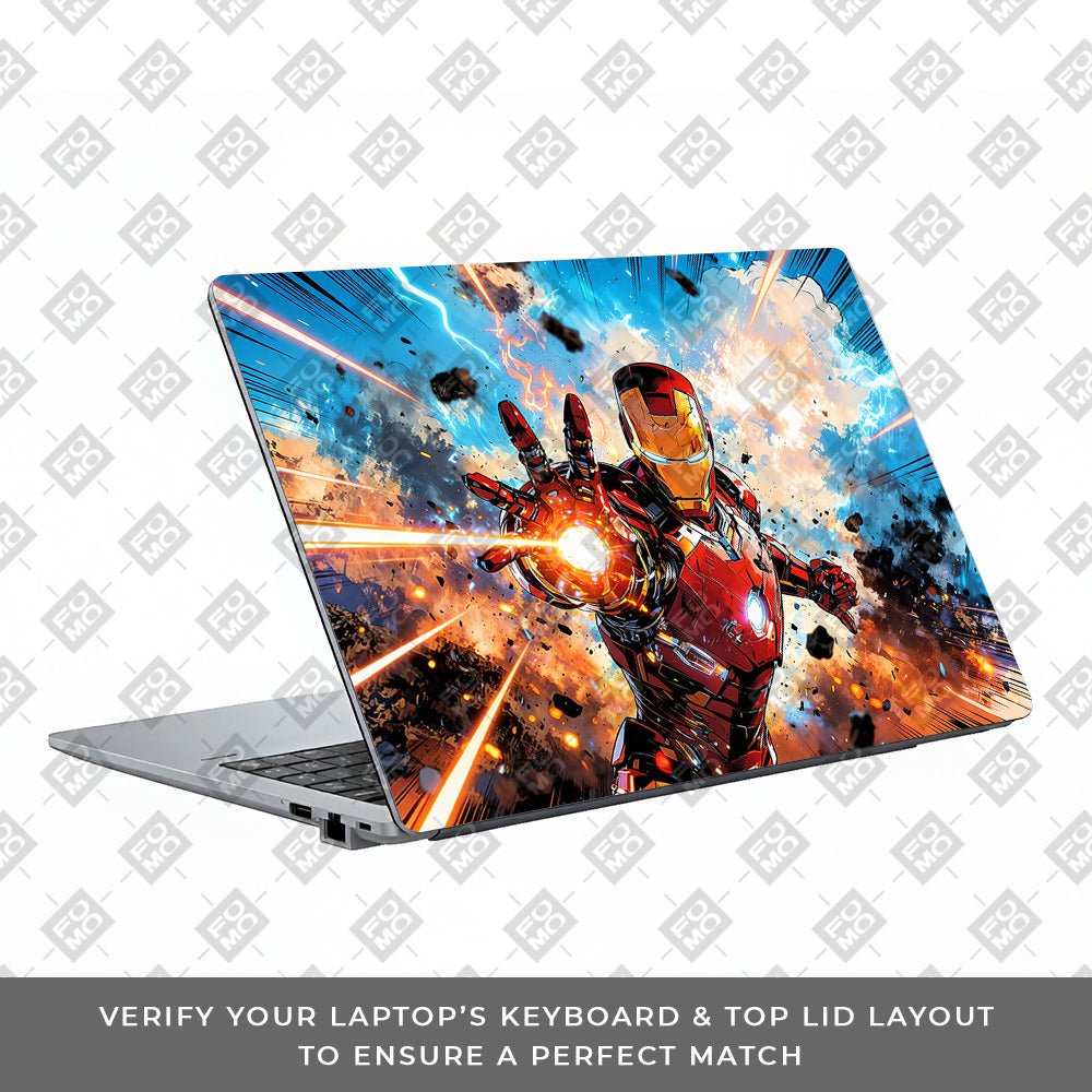 Iron Impact The Arc Reactor Asus ExpertBook P1503 Laptop Skin