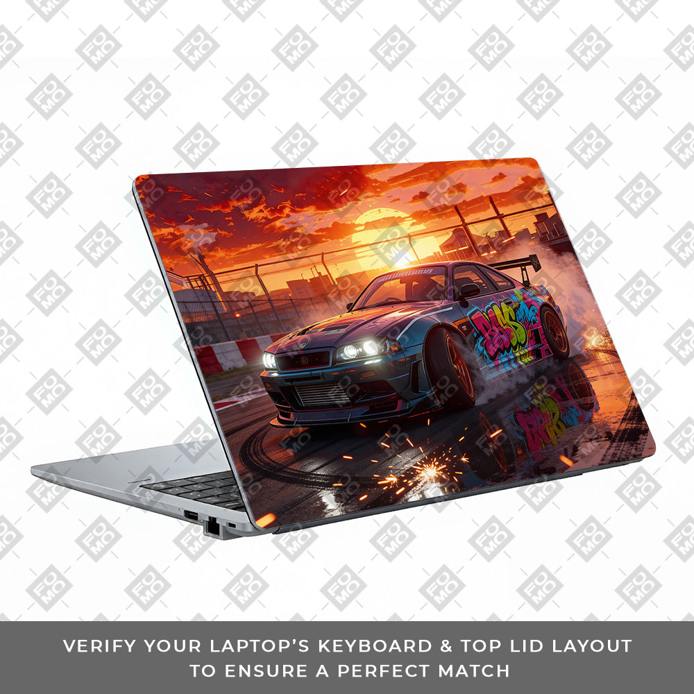 Tokyo Drift Vibes Asus ExpertBook P1503 Laptop Skin