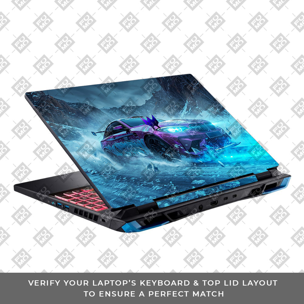 BMW Neon Drift Acer Predator Helios Neo 16 N22Q22B Laptop Skin