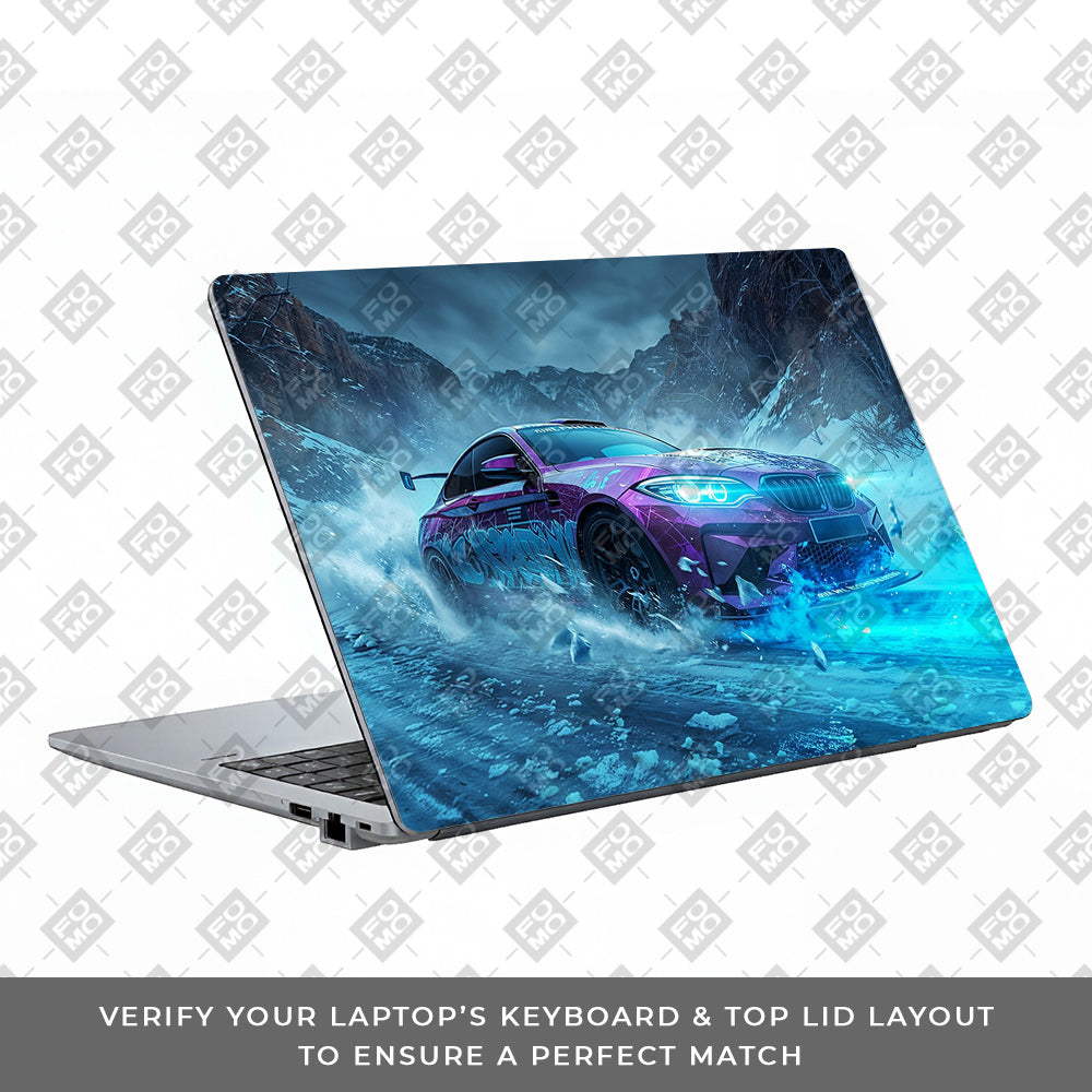 BMW Neon Drift Asus ExpertBook P1503 Laptop Skin