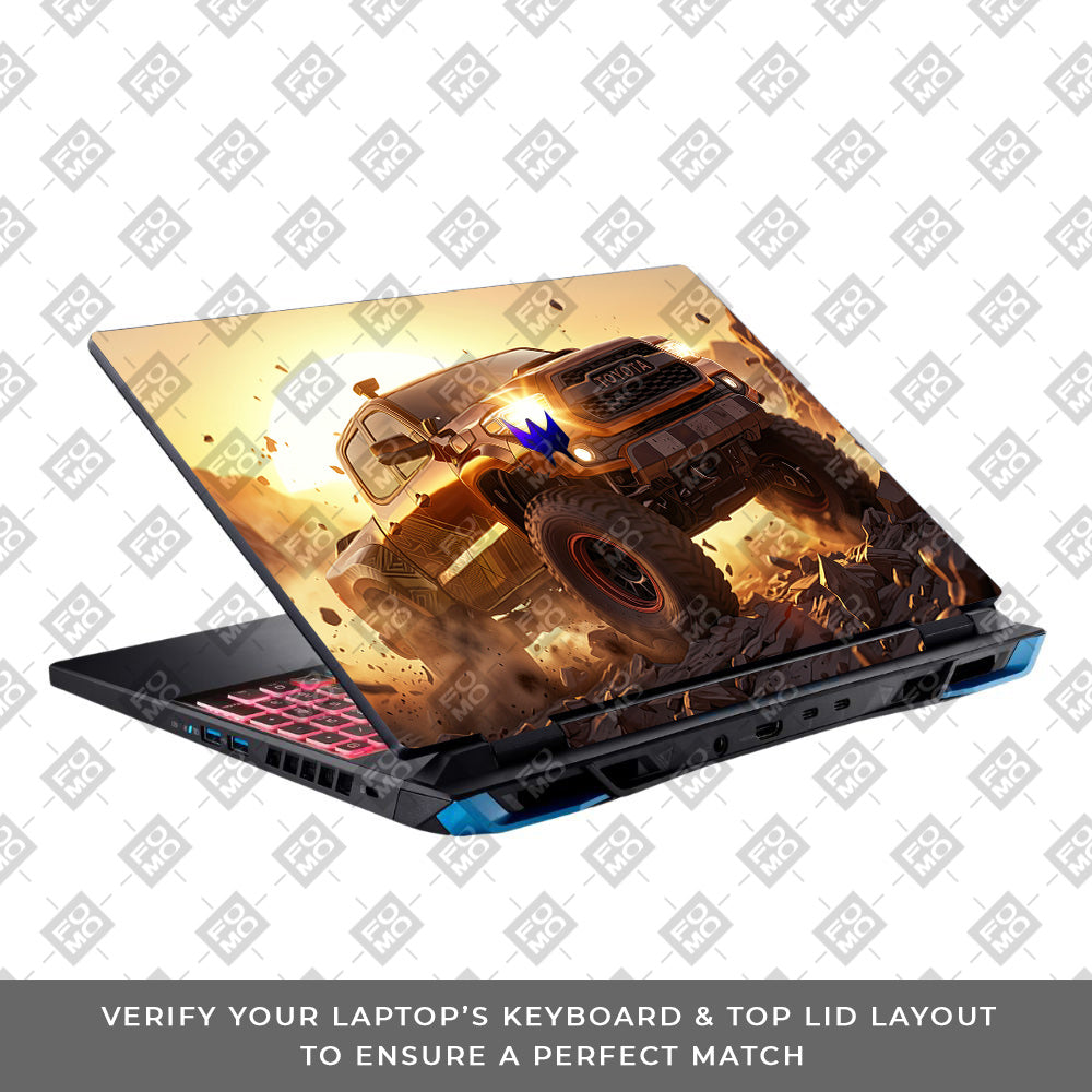 Toyota Off Road Beast Acer Predator Helios Neo 16 N22Q22B Laptop Skin