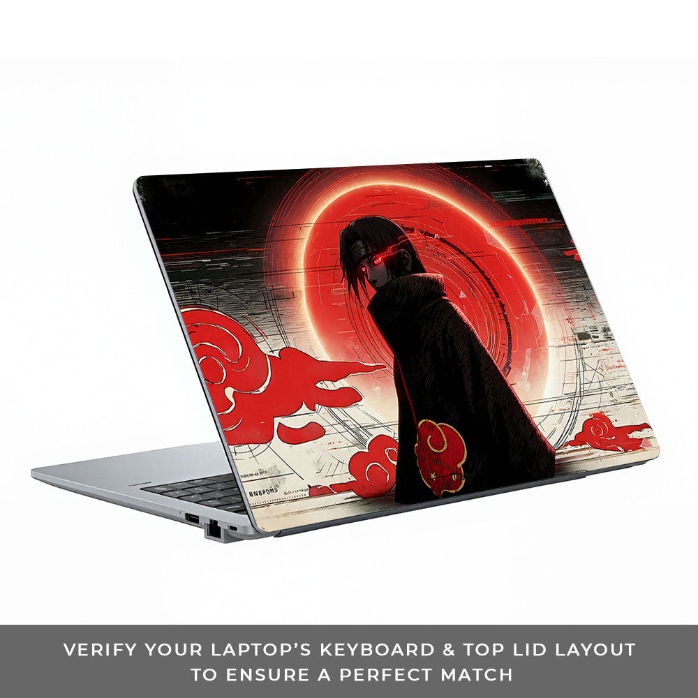Itachi Uchiha Mark of the Akatsuki Asus ExpertBook P1503 3D Laptop Skin