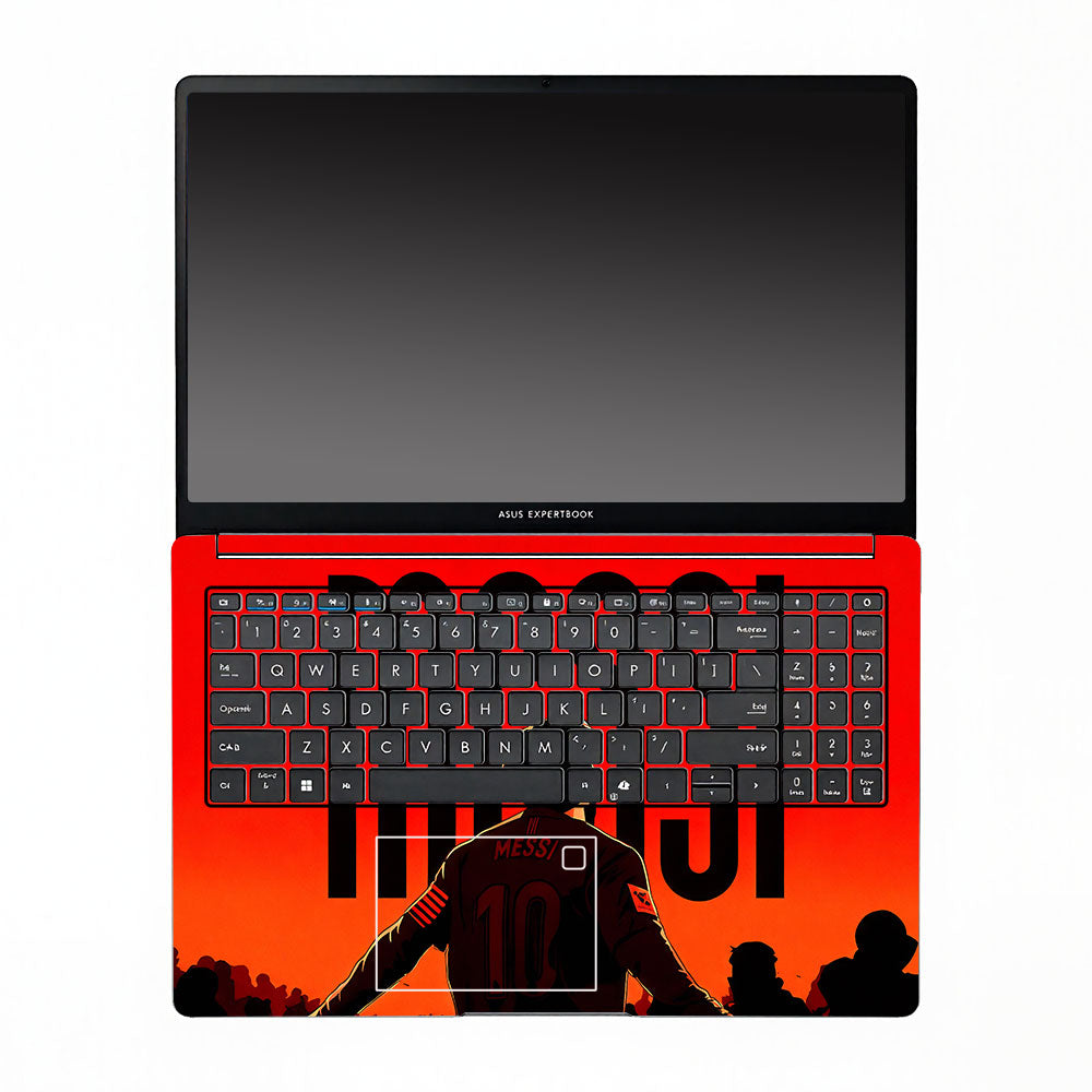 Messi Red Aura Asus ExpertBook P1503 3D Laptop Skin