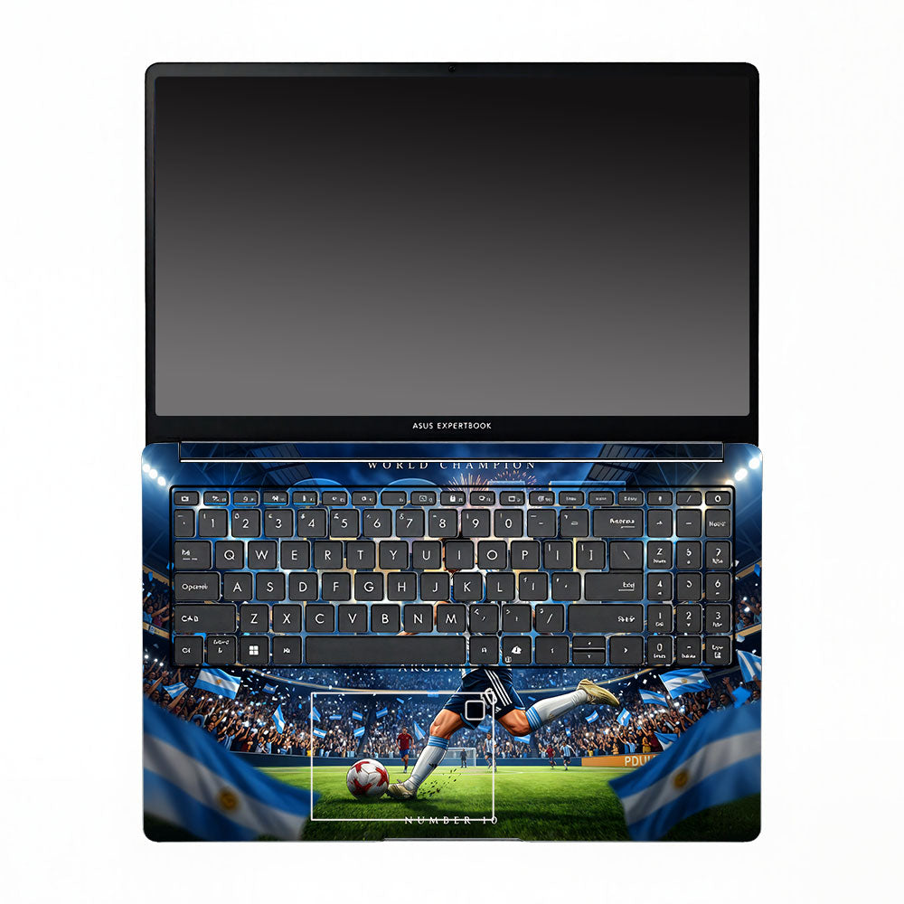 Messi World Champ Energy Asus ExpertBook P1503 3D Laptop Skin